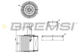 Bremsi FL0252 - BRAKE PADS