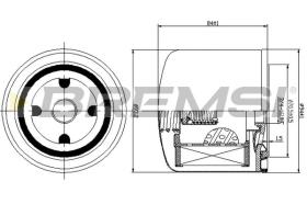 Bremsi FL1299 - BRAKE PADS