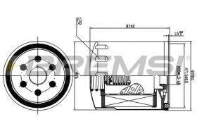 Bremsi FL1302 - BRAKE PADS