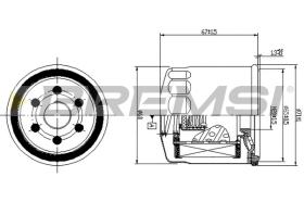 Bremsi FL1459 - BRAKE PADS