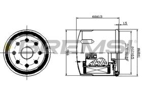 Bremsi FL1460 - BRAKE PADS