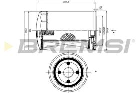 Bremsi FL1462 - BRAKE PADS