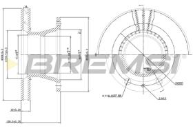 Bremsi CD5233V - BRAKE PADS