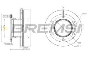 Bremsi CD5264V - BRAKE PADS