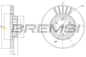 Bremsi CD6458V - BRAKE PADS