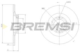 Bremsi CD6537S - BRAKE PADS