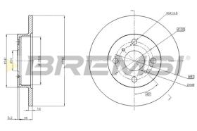 Bremsi CD6670S - BRAKE PADS