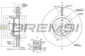 Bremsi CD7320V - BRAKE PADS