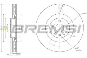 Bremsi CD7323V - BRAKE PADS