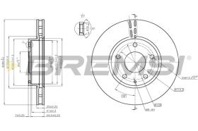 Bremsi CD8532V - BRAKE PADS