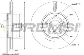 Bremsi CD8637V - BRAKE PADS