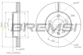 Bremsi CD8663V - BRAKE PADS