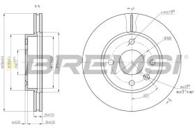 Bremsi CD8688V - BRAKE PADS