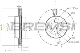 Bremsi CD8689V - BRAKE PADS