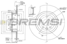 Bremsi CD8771V - BRAKE PADS