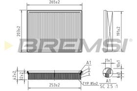 Bremsi FA0400 - BRAKE PADS