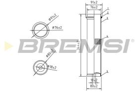 Bremsi FA2186 - BRAKE PADS