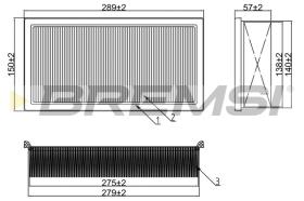 Bremsi FA2292 - BRAKE PADS