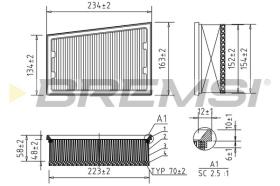 Bremsi FA2338 - BRAKE PADS