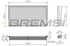 Bremsi FA2392 - BRAKE PADS