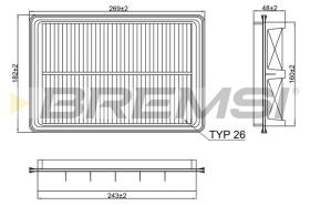 Bremsi FA2394 - BRAKE PADS