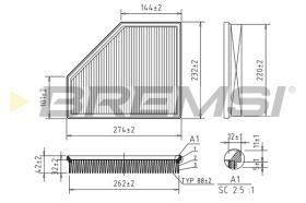 Bremsi FA2395 - BRAKE PADS