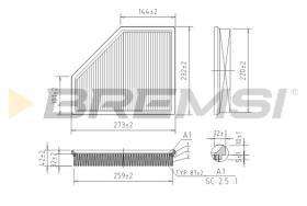 Bremsi FA2396 - BRAKE PADS