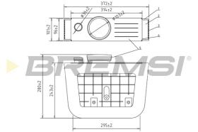 Bremsi FA2400 - BRAKE PADS