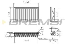 Bremsi FA2410 - BRAKE PADS