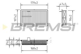 Bremsi FA2412 - BRAKE PADS