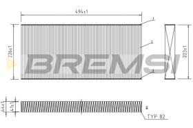 Bremsi FC1522 - BRAKE PADS