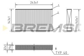 Bremsi FC2419 - BRAKE PADS