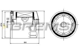 Bremsi FE1497 - BRAKE PADS