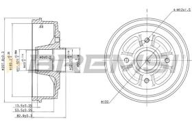 Bremsi CR5168 - BRAKE PADS