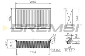 Bremsi FA2345 - BRAKE PADS