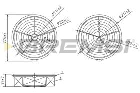 Bremsi FA2348 - BRAKE PADS