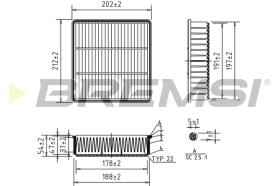 Bremsi FA2291 - BRAKE PADS