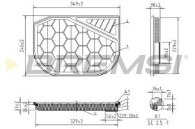 Bremsi FA2477 - BRAKE PADS