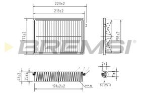 Bremsi FA2532 - BRAKE PADS