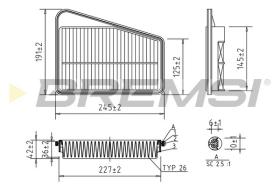 Bremsi FA2534 - BRAKE PADS