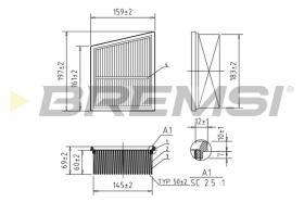 Bremsi FA2552 - BRAKE PADS