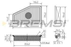 Bremsi FA2567 - BRAKE PADS