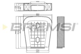 Bremsi FA2593 - BRAKE PADS