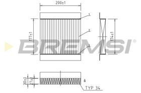 Bremsi FC0167A - BRAKE PADS