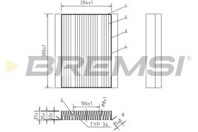 Bremsi FC0876 - BRAKE PADS