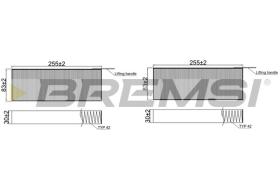 Bremsi FC2481 - BRAKE PADS