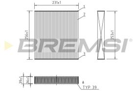 Bremsi FC2562A - BRAKE PADS