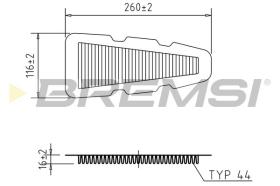 Bremsi FC2575 - BRAKE PADS