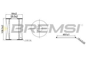 Bremsi FL2543 - BRAKE PADS