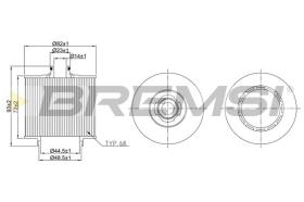 Bremsi FL2544 - BRAKE PADS